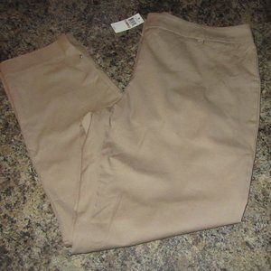 Women's Khaki Ankle Pants by Van Heusen Size 12